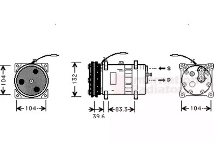 VAN WEZEL 7700K024