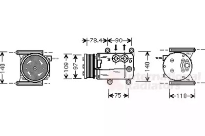 VAN WEZEL 7700K026