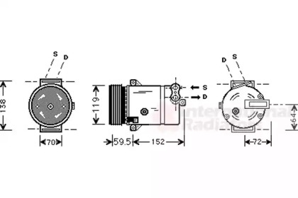 VAN WEZEL 3700K318