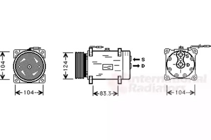 VAN WEZEL 4300K038