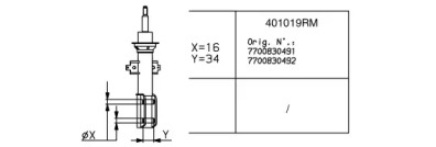 MONROE 401019RM