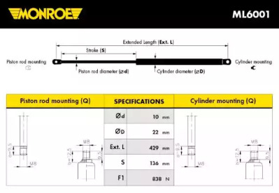 MONROE ML6001