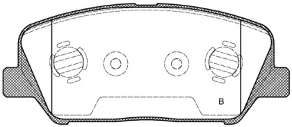 OPEN PARTS BPA1398.12