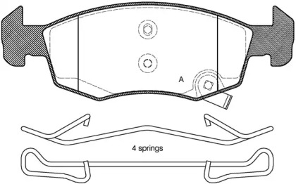 OPEN PARTS BPA1634.02