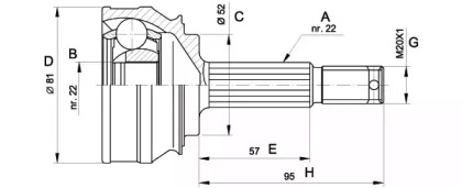 OPEN PARTS CVJ5006.10