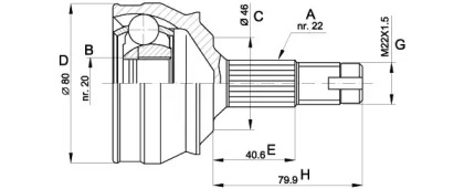 OPEN PARTS CVJ5011.10