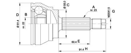 OPEN PARTS CVJ5012.10