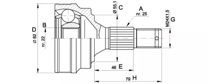 OPEN PARTS CVJ5013.10