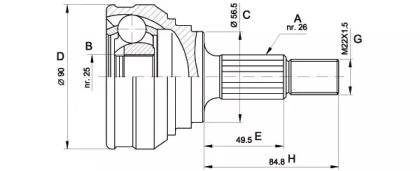 OPEN PARTS CVJ5021.10