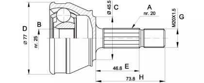 OPEN PARTS CVJ5031.10