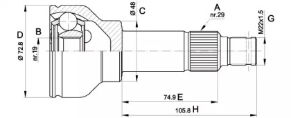 OPEN PARTS CVJ5034.10