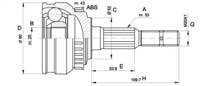 OPEN PARTS CVJ5048.10