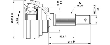 OPEN PARTS CVJ5067.10