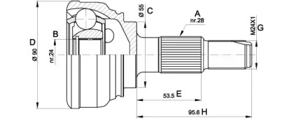 OPEN PARTS CVJ5082.10