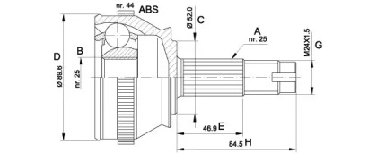 OPEN PARTS CVJ5092.10