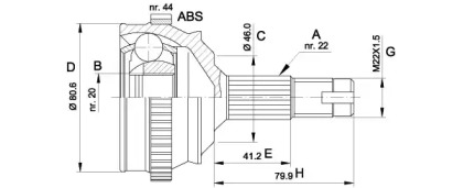 OPEN PARTS CVJ5105.10