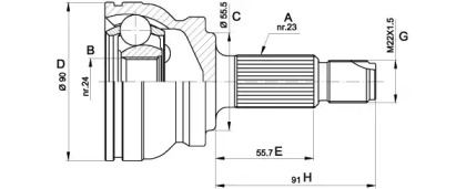 OPEN PARTS CVJ510610