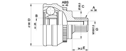 OPEN PARTS CVJ5119.10