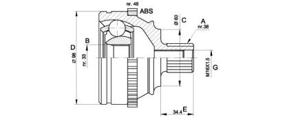 OPEN PARTS CVJ5122.10