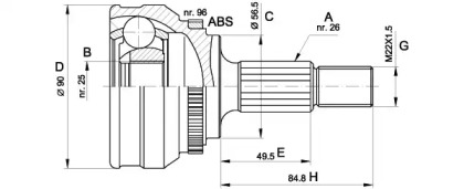 OPEN PARTS CVJ5125.10