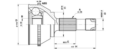 OPEN PARTS CVJ5131.10