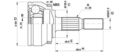 OPEN PARTS CVJ5132.10