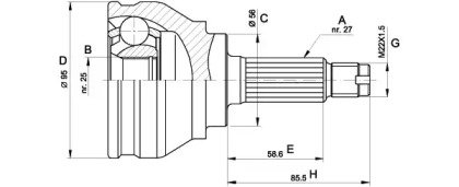 OPEN PARTS CVJ5151.10