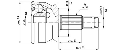 OPEN PARTS CVJ5154.10