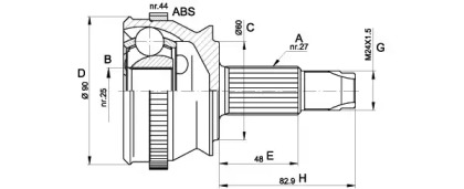 OPEN PARTS CVJ5155.10