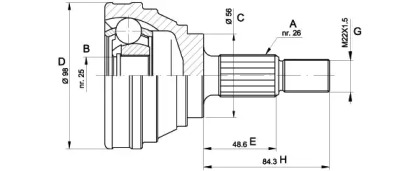 OPEN PARTS CVJ5166.10