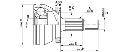 OPEN PARTS CVJ5167.10