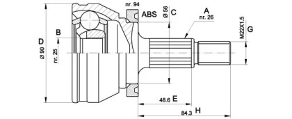 OPEN PARTS CVJ5170.10