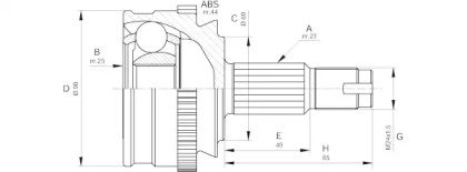 OPEN PARTS CVJ5186.10