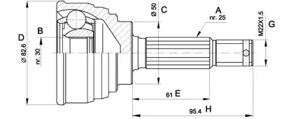 OPEN PARTS CVJ5191.10