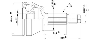 OPEN PARTS CVJ5192.10