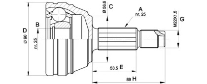 OPEN PARTS CVJ5198.10