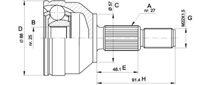 OPEN PARTS CVJ5202.10