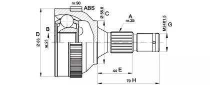 OPEN PARTS CVJ5206.10