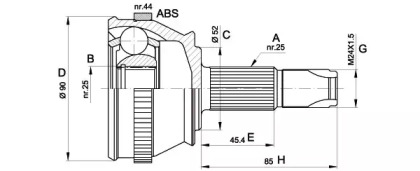 OPEN PARTS CVJ5212.10