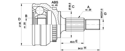 OPEN PARTS CVJ5217.10