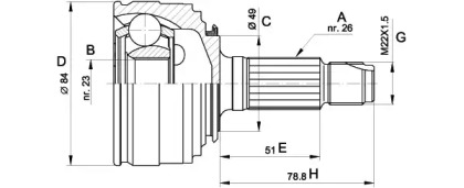 OPEN PARTS CVJ5218.10