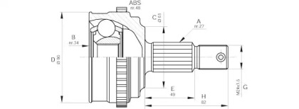 OPEN PARTS CVJ5220.10