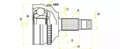 OPEN PARTS CVJ5222.10