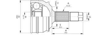 OPEN PARTS CVJ5224.10