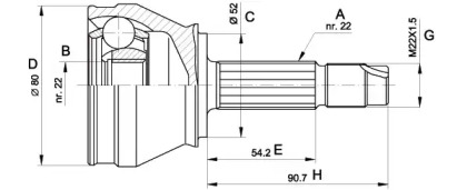 OPEN PARTS CVJ5229.10