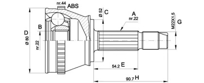 OPEN PARTS CVJ5230.10