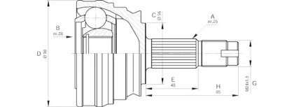 OPEN PARTS CVJ5238.10