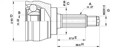 OPEN PARTS CVJ5241.10