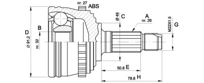 OPEN PARTS CVJ5264.10