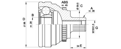 OPEN PARTS CVJ5271.10